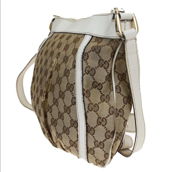 Authentic Gucci monogram canvas shoulder bag - Picture 3 of 12